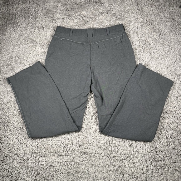 Nike‎ Golf Pants Mens 32x32 Dark Gray Dri Fit Performance Tech Chino - Picture 9 of 14